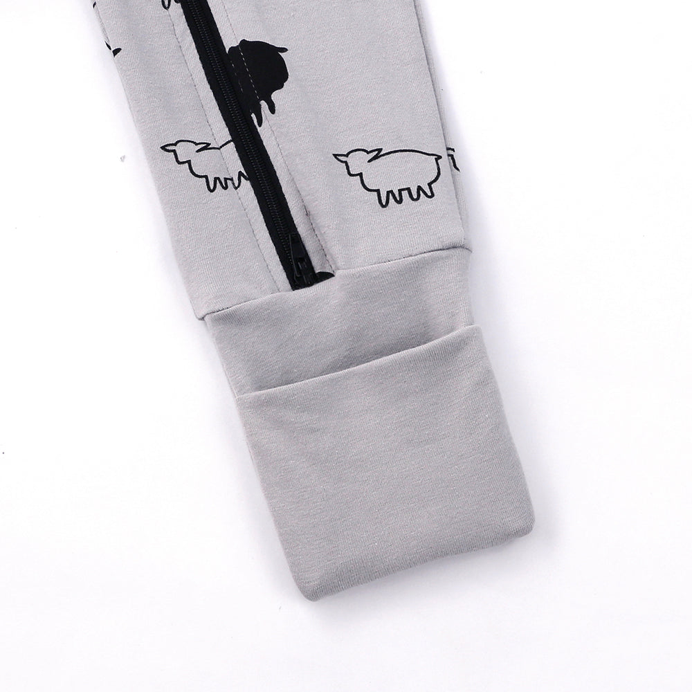 Sheep Print Sleep Suit