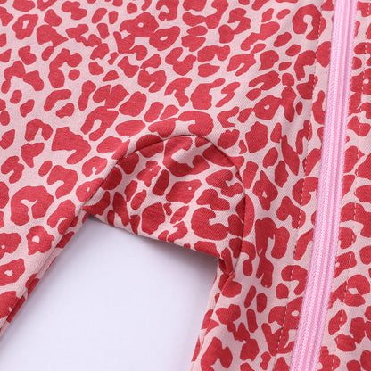 Leopard Print Sleep Suit