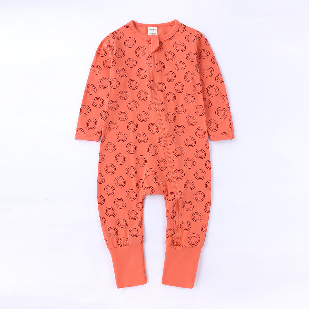 Dot Circle Print Sleep Suit