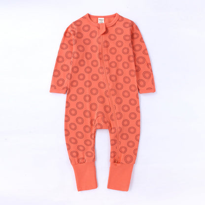 Dot Circle Print Sleep Suit