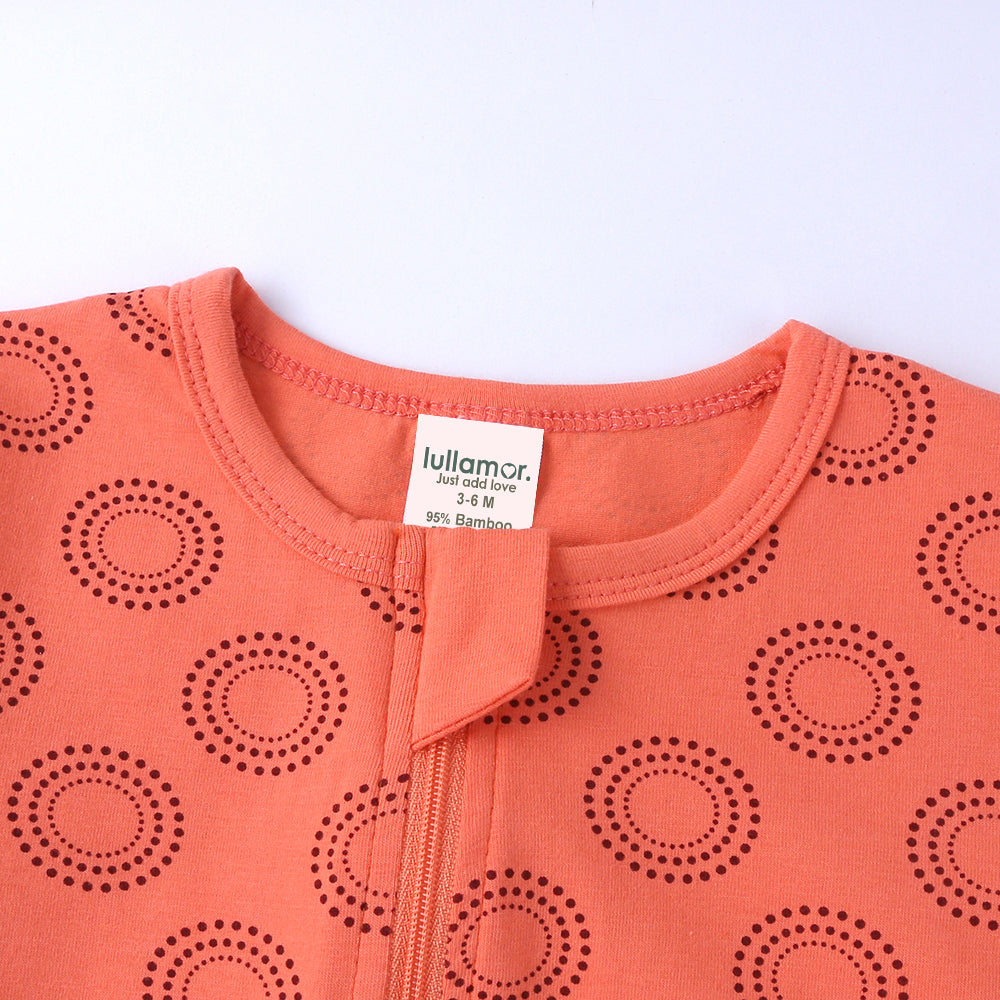 Dot Circle Print Sleep Suit