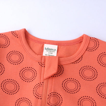 Dot Circle Print Sleep Suit
