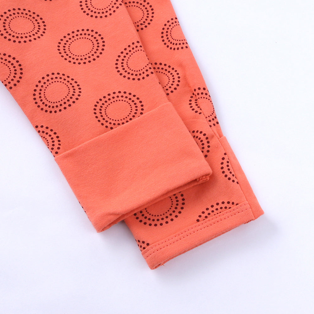 Dot Circle Print Sleep Suit