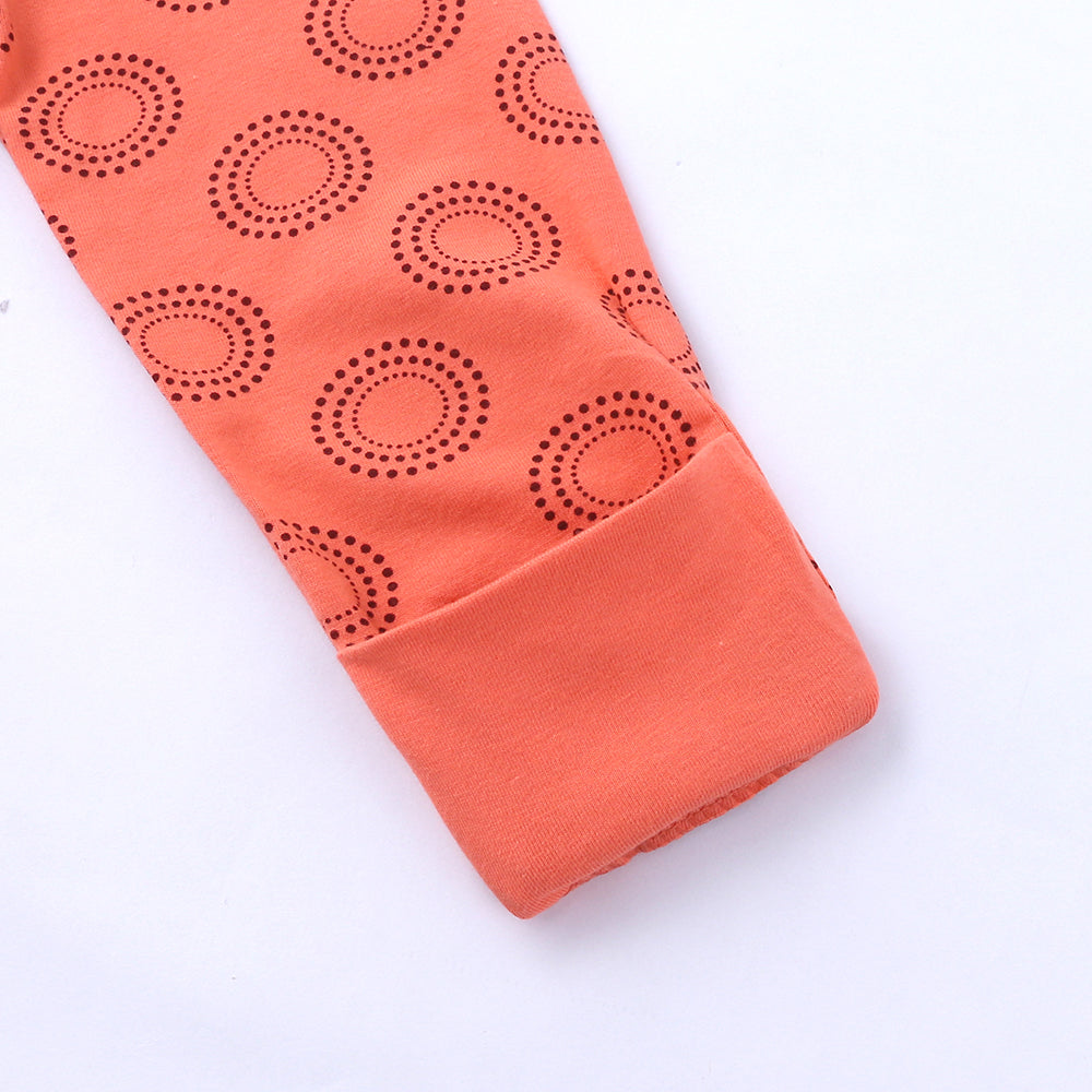 Dot Circle Print Sleep Suit