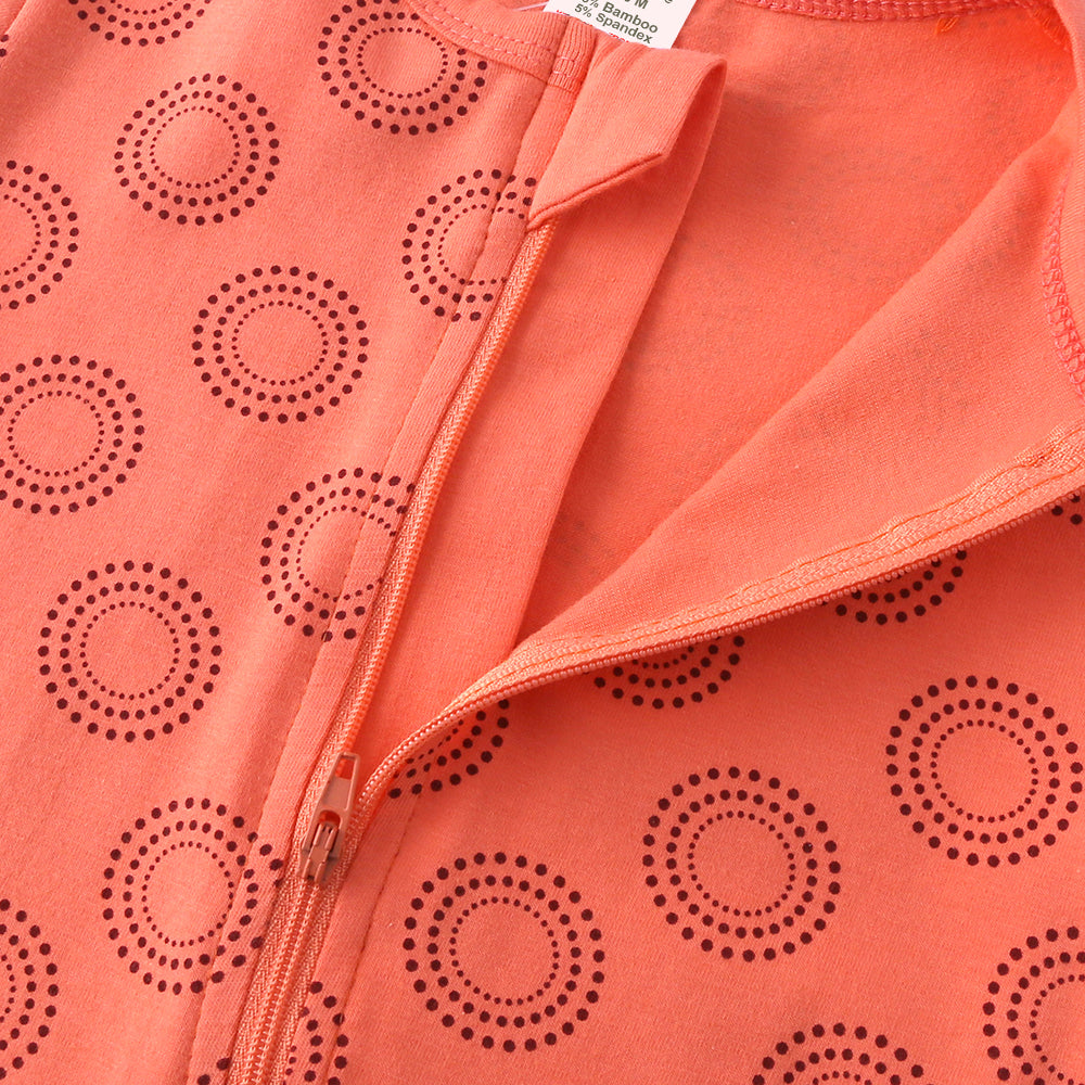 Dot Circle Print Sleep Suit