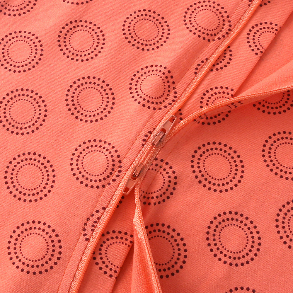 Dot Circle Print Sleep Suit