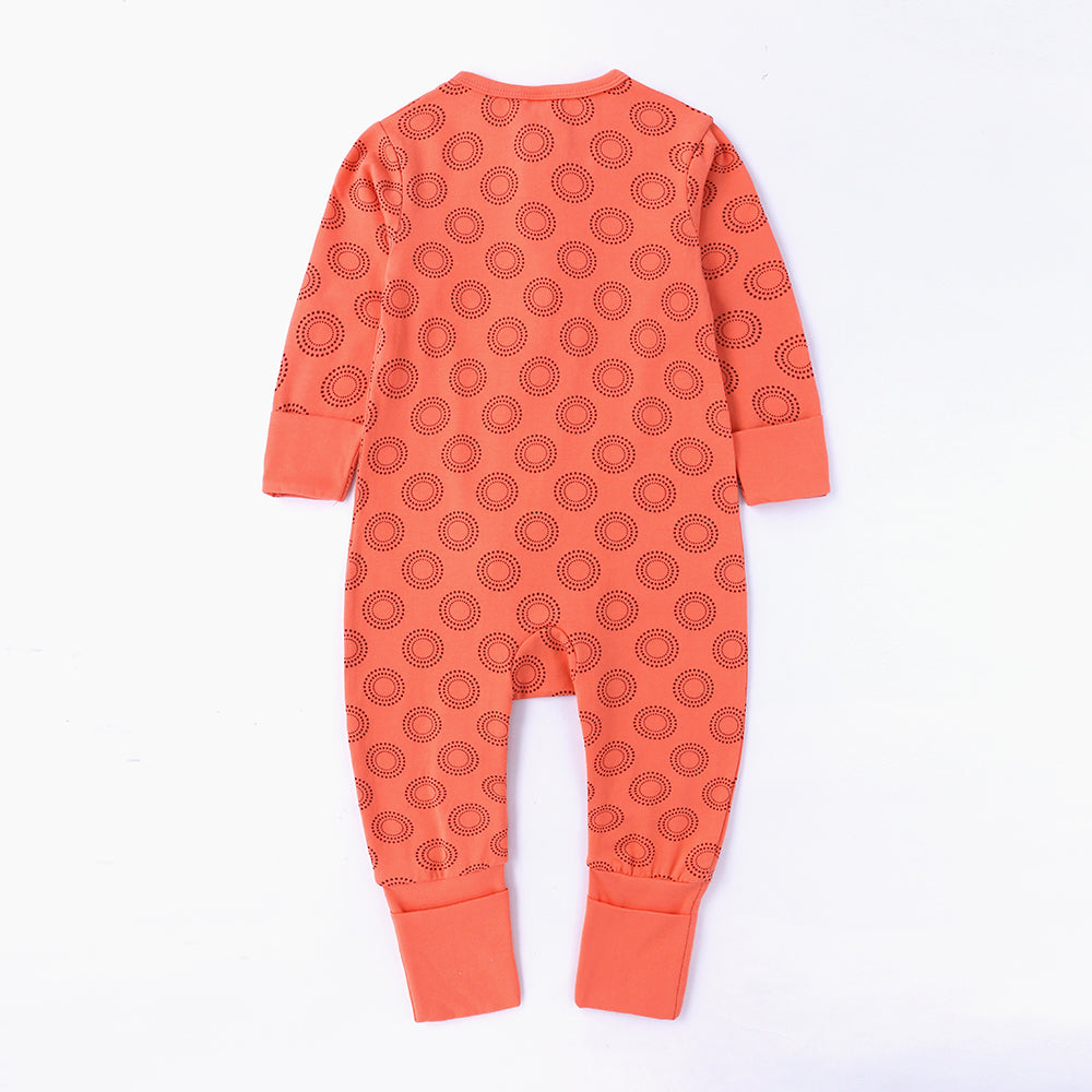 Dot Circle Print Sleep Suit