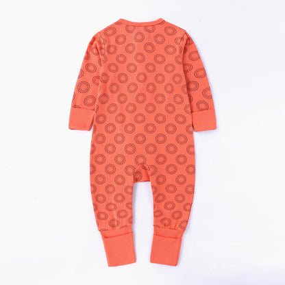 Dot Circle Print Sleep Suit