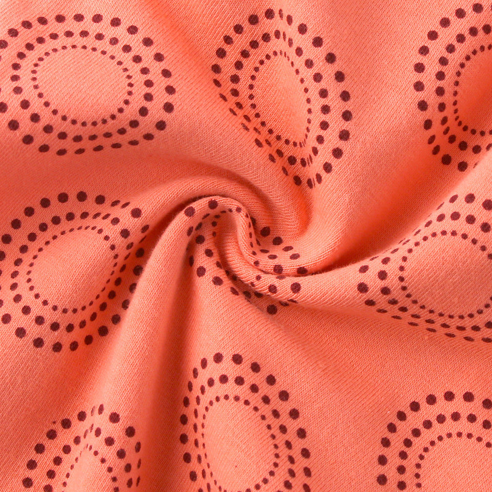Dot Circle Print Sleep Suit