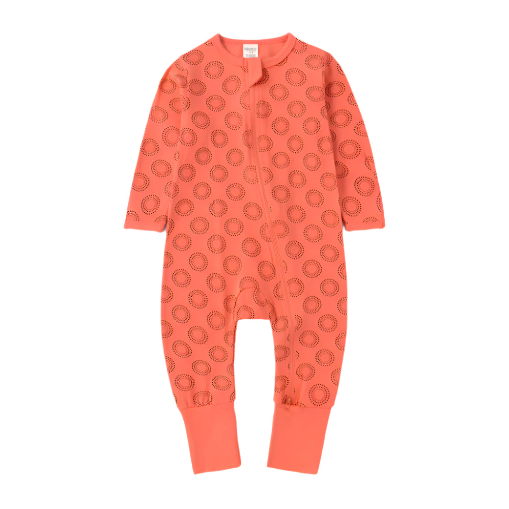 Dot Circle Print Sleep Suit