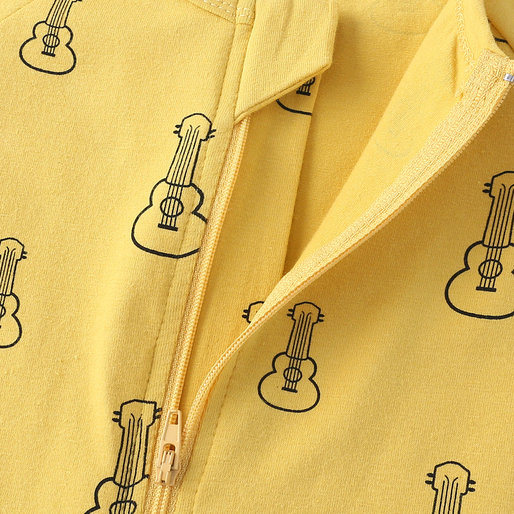 Guitar Print Sleep Suit