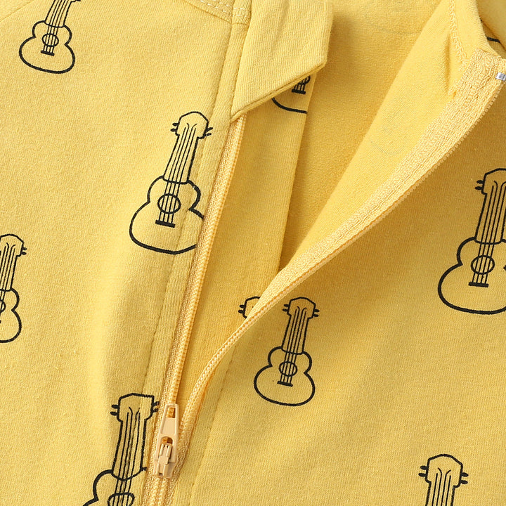 Guitar Print Sleep Suit