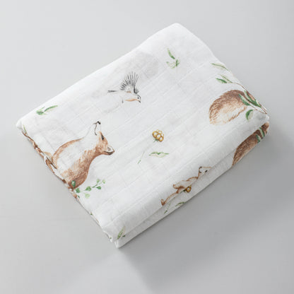 Couverture d'emmaillotage en mousseline