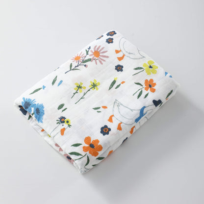 Couverture d'emmaillotage en mousseline