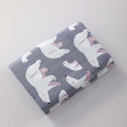 Couverture d'emmaillotage en mousseline