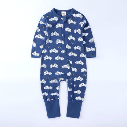 Motorbike Print Sleep Suit
