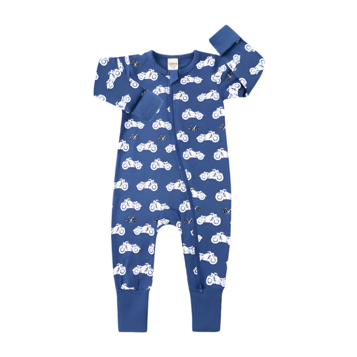 Motorbike Print Sleep Suit