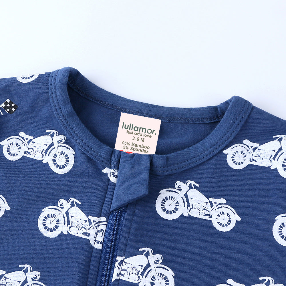 Motorbike Print Sleep Suit