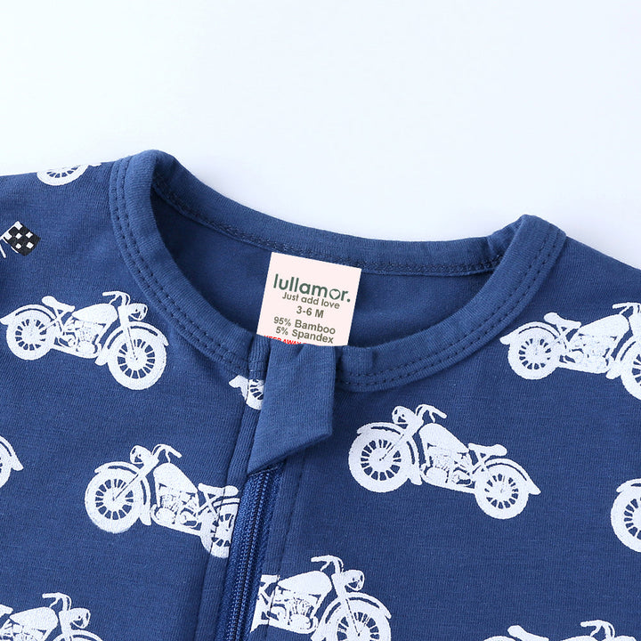 Motorbike Print Sleep Suit
