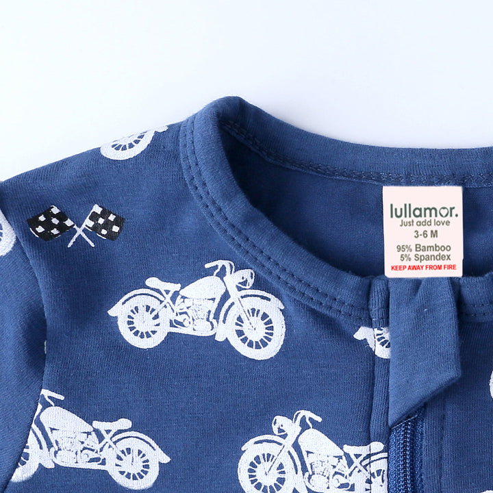 Motorbike Print Sleep Suit