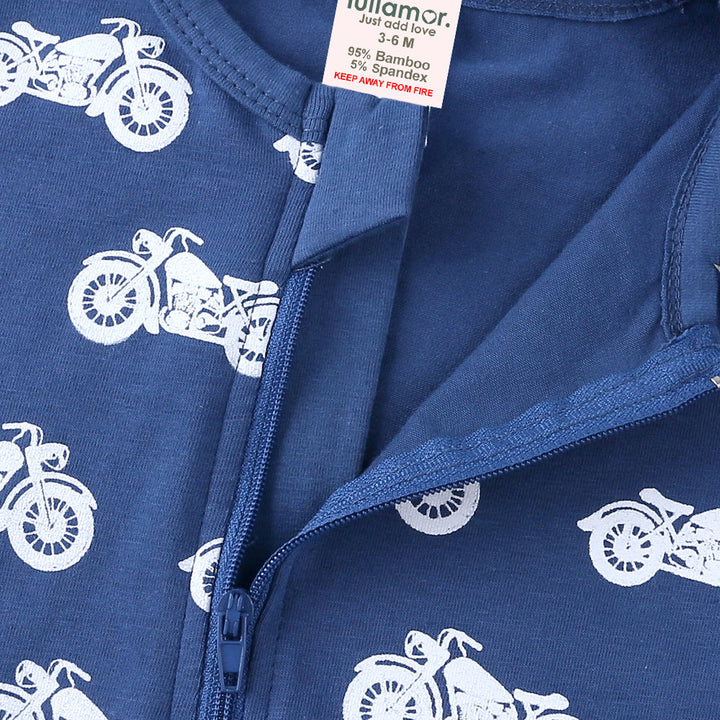 Motorbike Print Sleep Suit