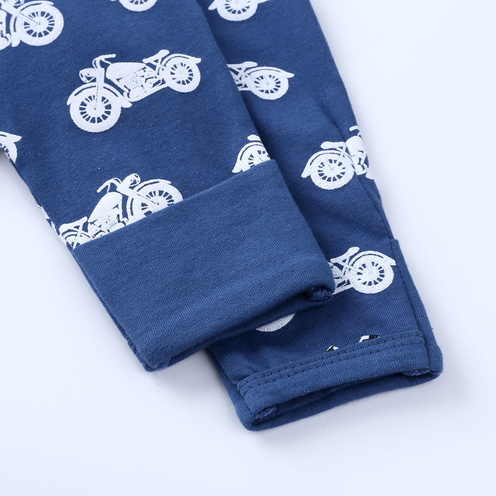 Motorbike Print Sleep Suit