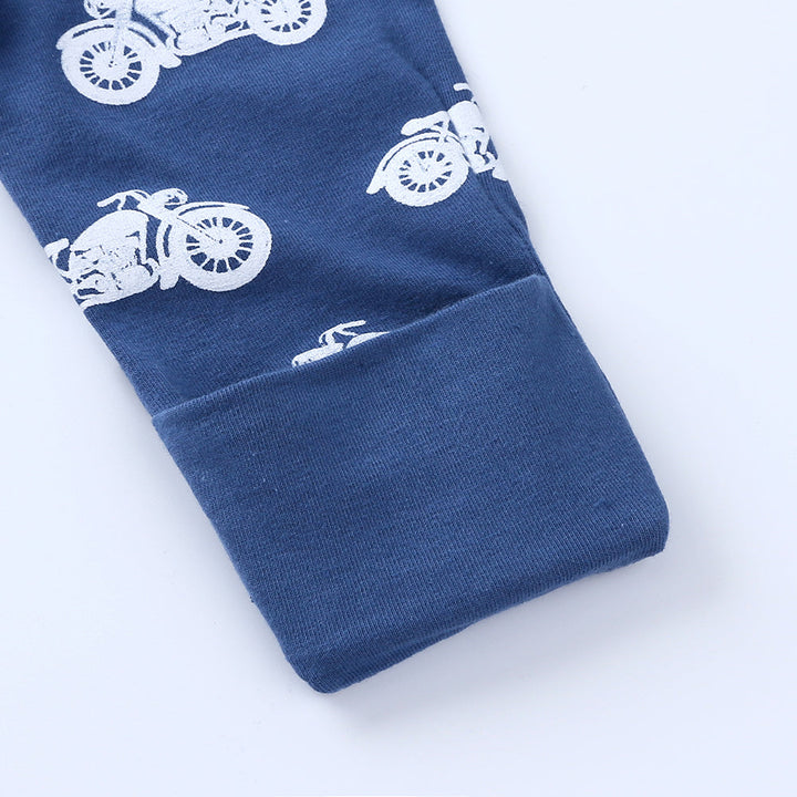 Motorbike Print Sleep Suit