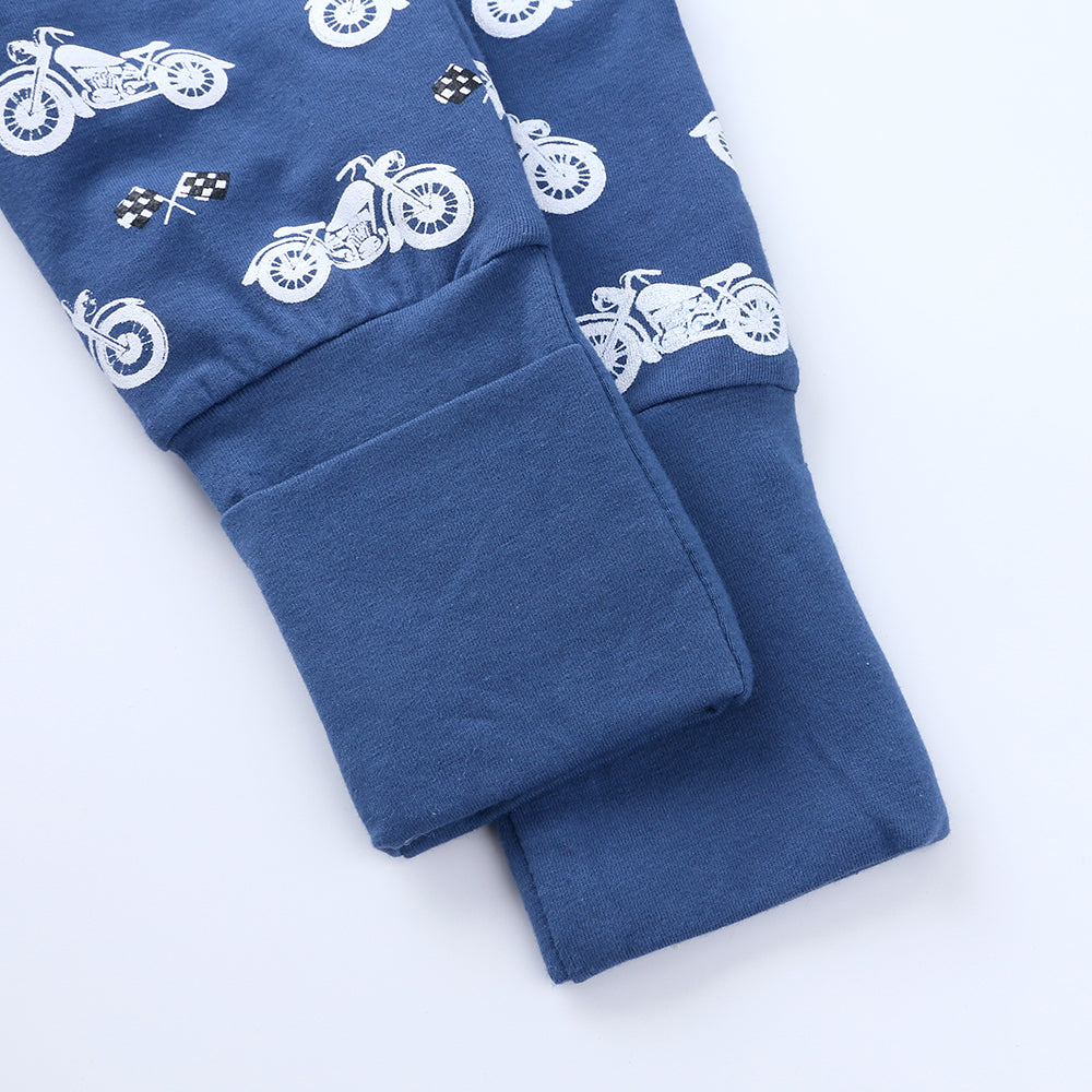 Motorbike Print Sleep Suit