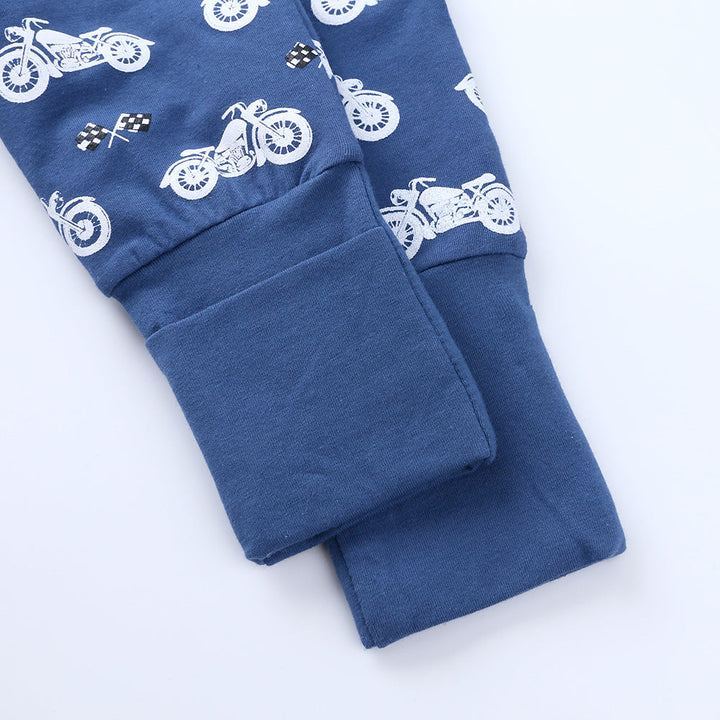 Motorbike Print Sleep Suit