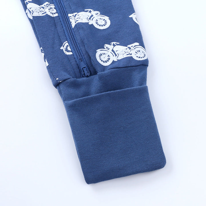 Motorbike Print Sleep Suit