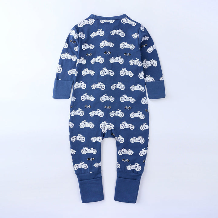 Motorbike Print Sleep Suit
