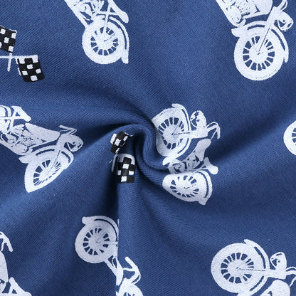Motorbike Print Sleep Suit