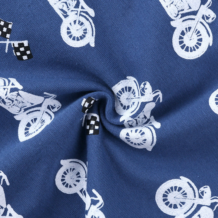 Motorbike Print Sleep Suit