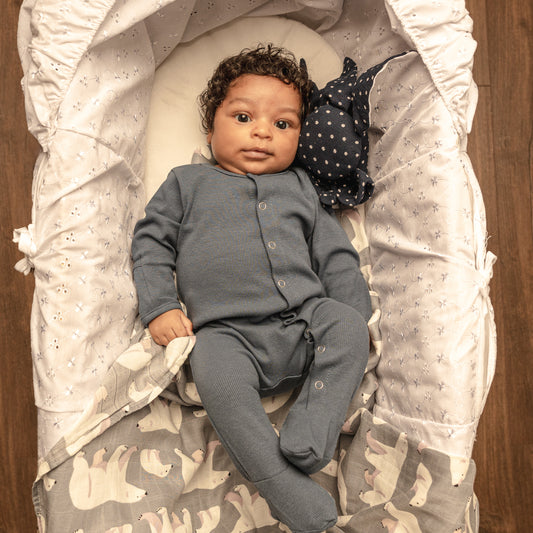 Ribbed Sleepsuit
