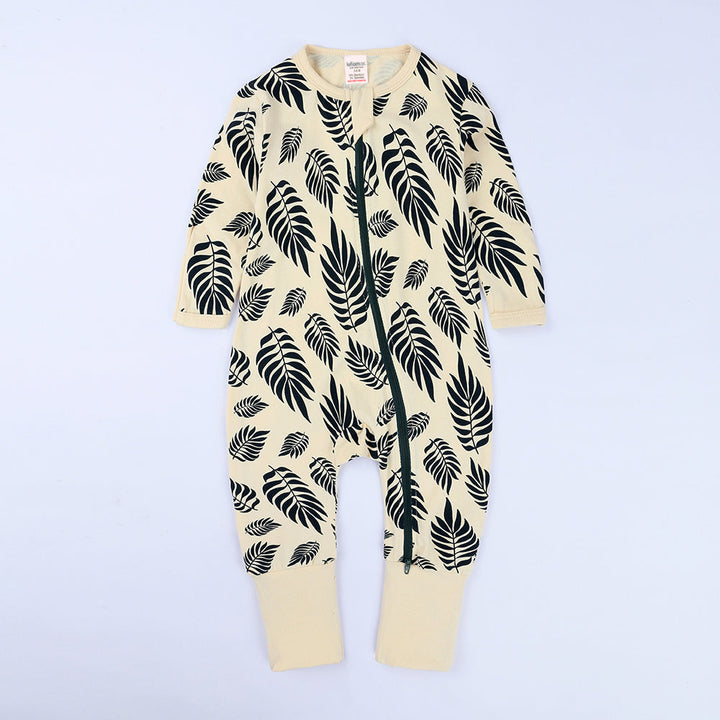 Leave Print Sleep Suit