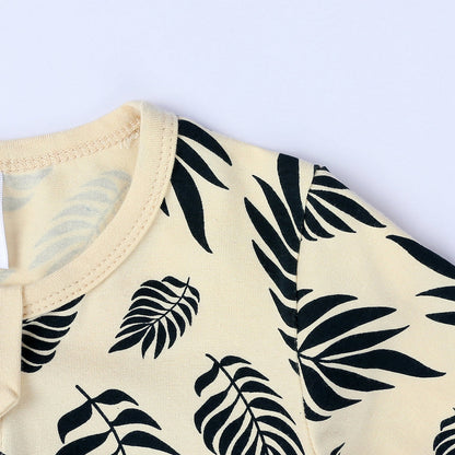 Leave Print Sleep Suit