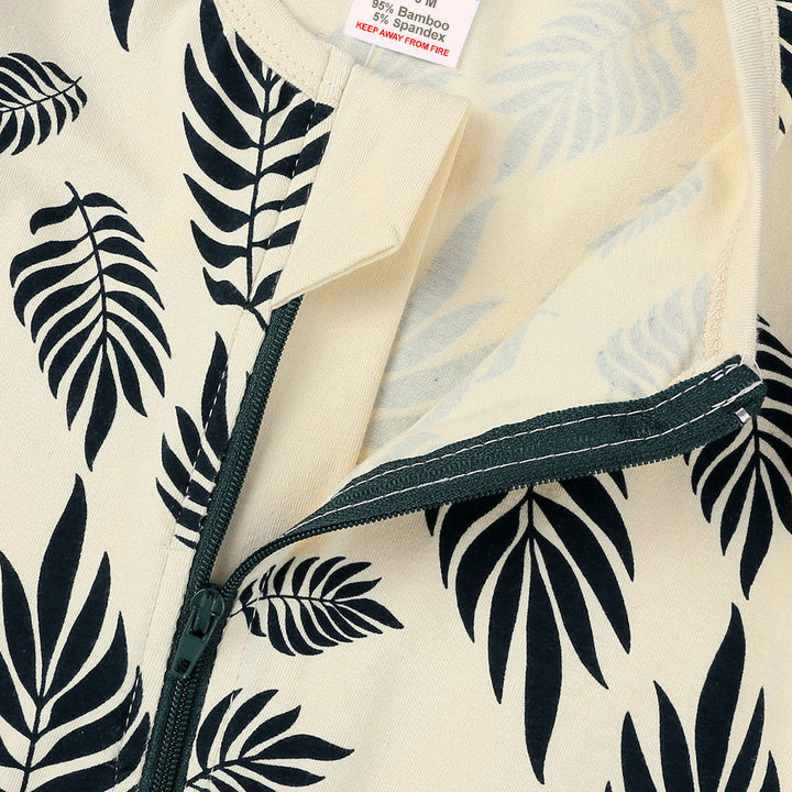 Leave Print Sleep Suit