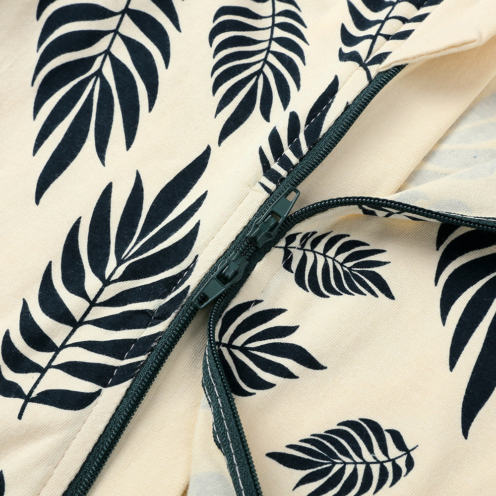 Leave Print Sleep Suit
