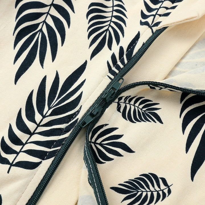 Leave Print Sleep Suit