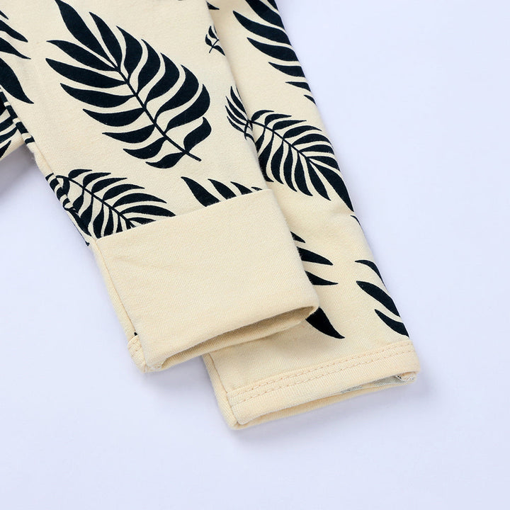 Leave Print Sleep Suit