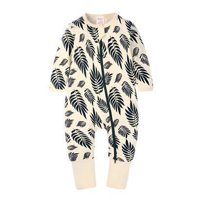 Leave Print Sleep Suit