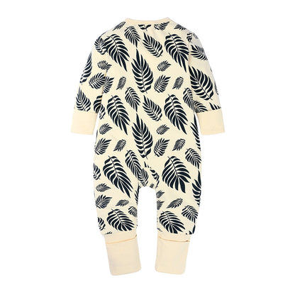 Leave Print Sleep Suit