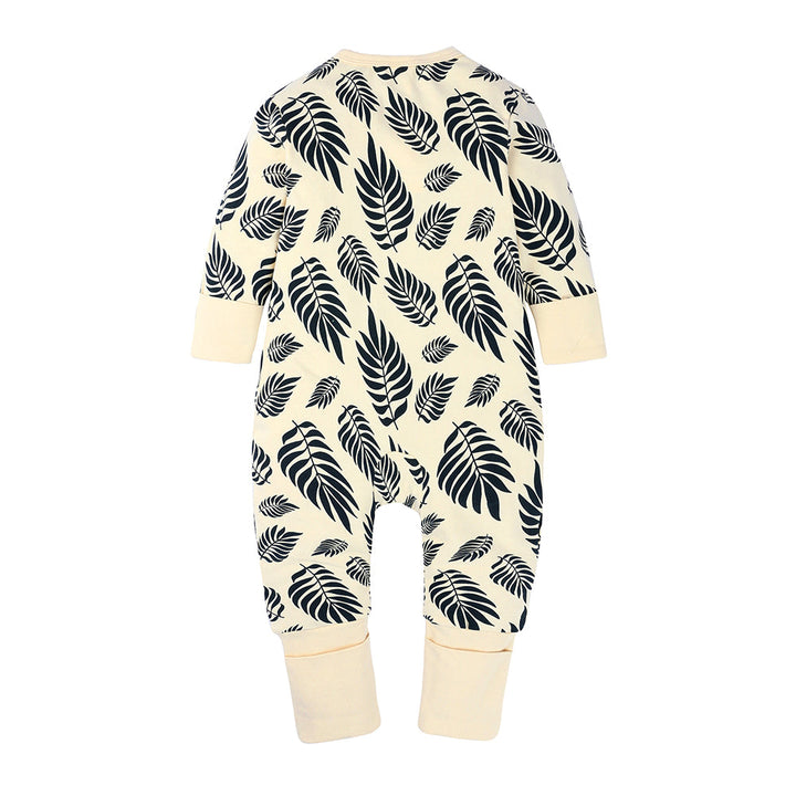 Leave Print Sleep Suit