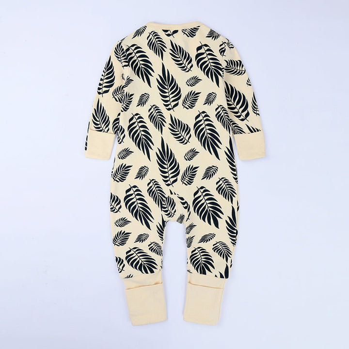 Leave Print Sleep Suit