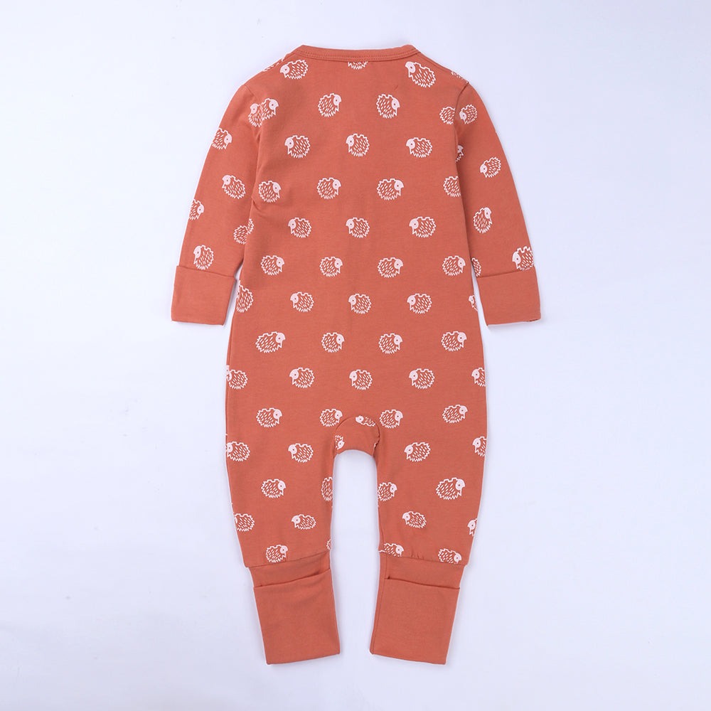 Hedgehog Print Sleep Suit
