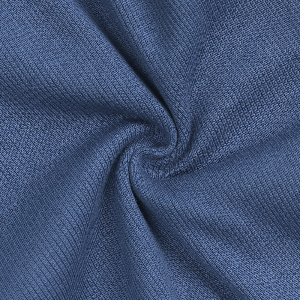 Midnight Blue Ribbed Sleepsuit