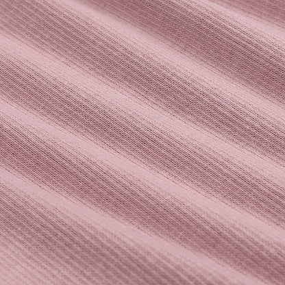 Dusty Pink Ribbed Sleepsuits