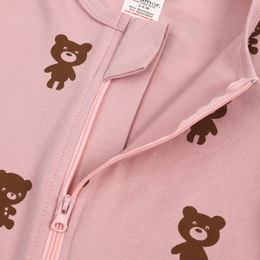Bear Print Sleep Suit