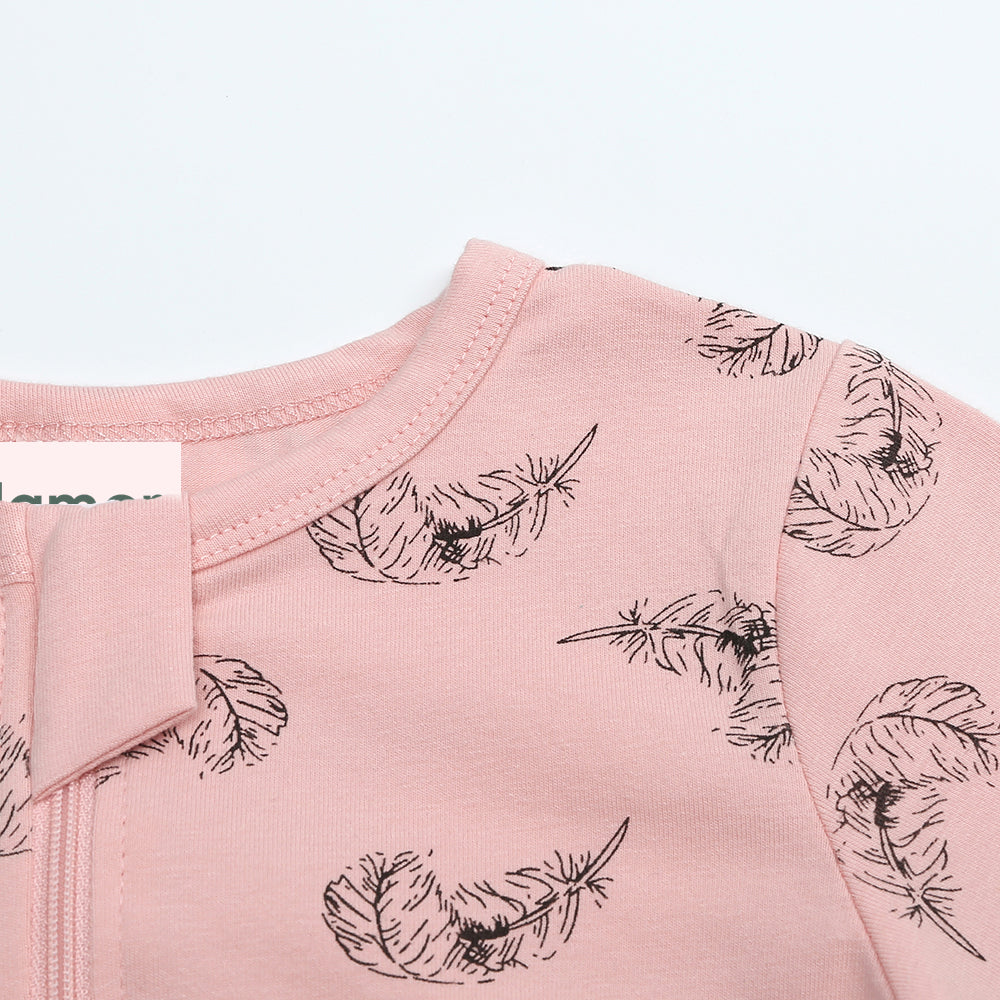 Feather Print Sleep Suit