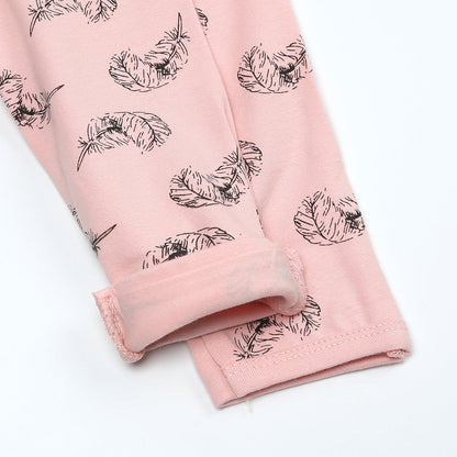 Feather Print Sleep Suit
